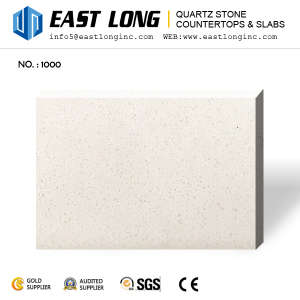 Pure Color Quartz Stones for Countertops/Worktops/Wall Panels with Polished Solid Surface